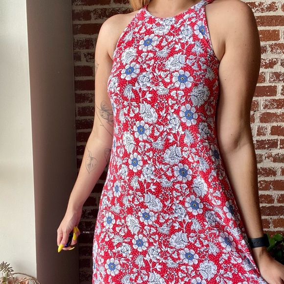 LOFT floral midi dress - Picture 2 of 8
